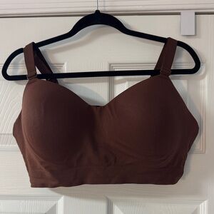 Brown Wireless Bra
